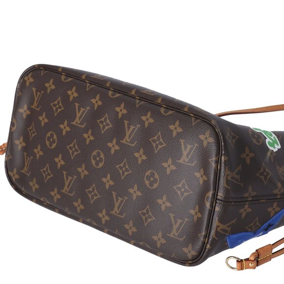 Louis Vuitton Neverfull MM Tote Monogram Travel Stickers Limited Edition - Picture 6 of 9
